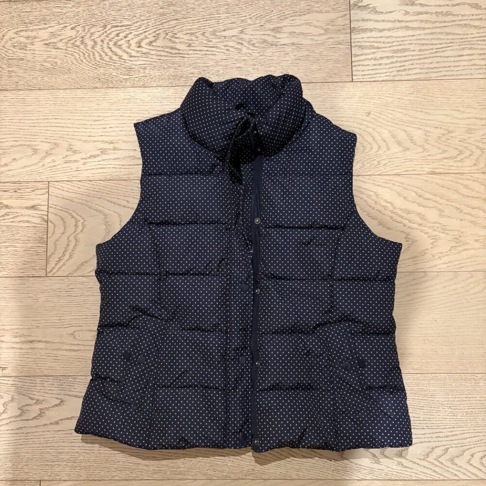 Bass Polka Dot Down Puffer Vest